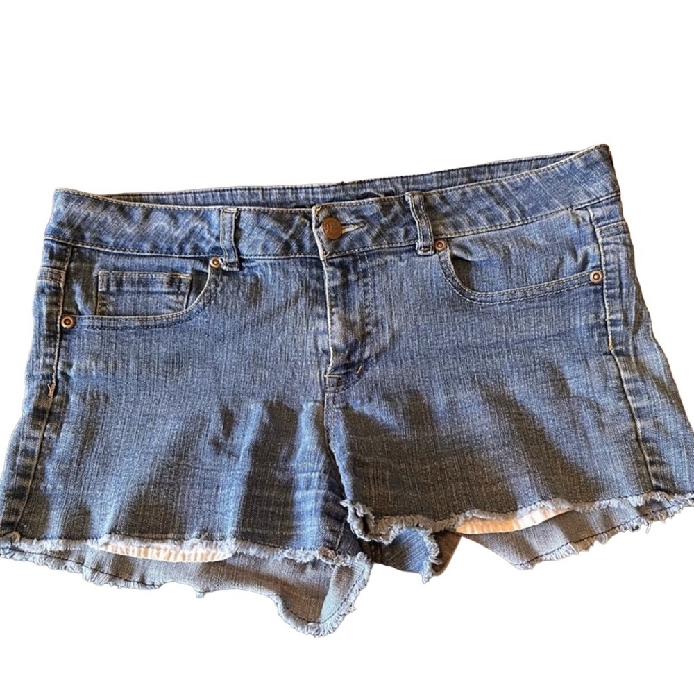 Rue 21 blue denim jeans Jean short shorts juniors 11/12